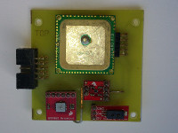 Scheda sensori esterni con GPS, termometro, barometro e sensore di umidità